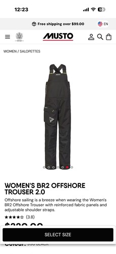 Musto br2 ocean tech pro - ocean,