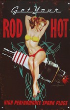 PLAQUE DECORATIVE SEXY PIN UP