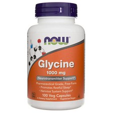 Now Foods Glycine 1000 mg, 100