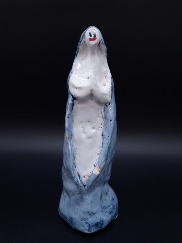 Statue vierge ancienne - vierge,