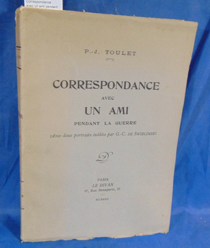 Toulet correspondance avec - correspondance,