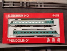 Coffret fleischmann HO Autorail pendolino ref 4415 éclairage inversé  CC