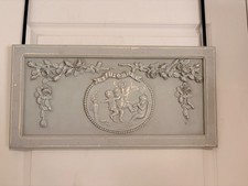 Panneau Bois Patine Bleu Blanc