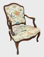 Fauteuil dos plat époque