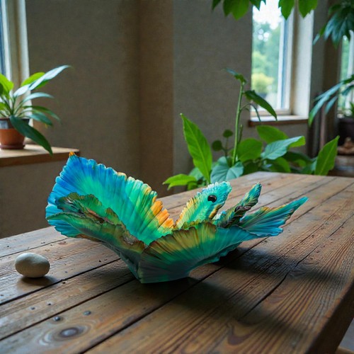 Daum fleur paon centerpiece - de,