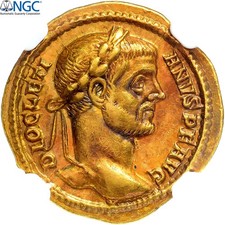 Dioclétien, Aureus, 284-294