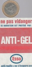 Autocollant automobile esso - autocollant.,