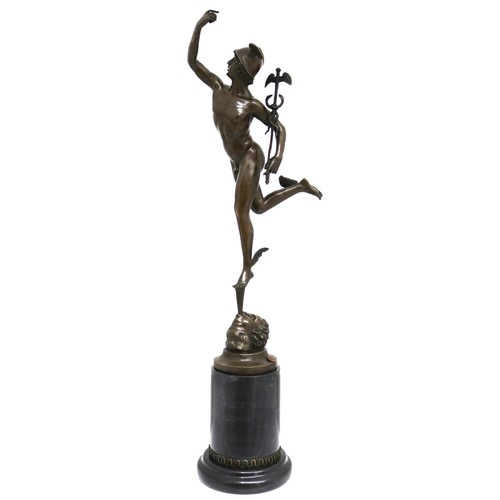Statuette bronze hermès - statuette, en