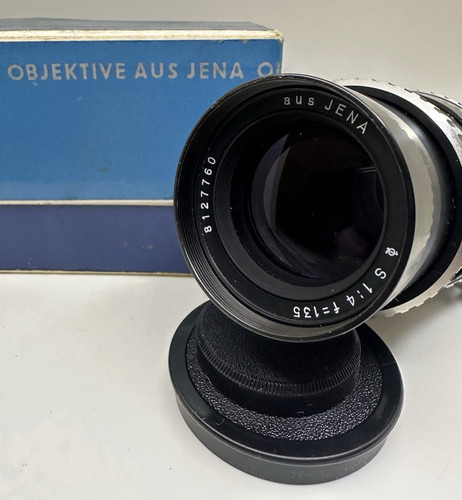 Aus jena 135mm exacta - aus, mount