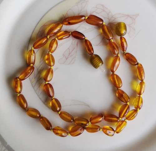 Perles ambre ancien pour - perles, en
