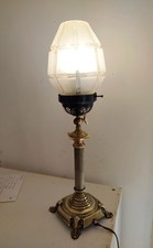 Ancien Pied de lampe Colonne