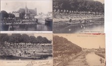 Lot de 4 cartes postales