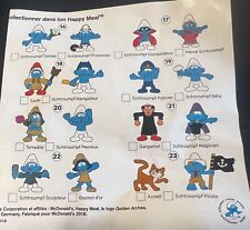 12 Figurines SCHTROUMPFS