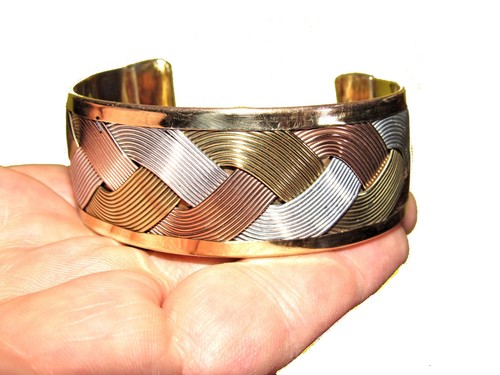 Bracelet fantaisie cuivre - bracelet,