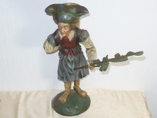 Superbe Statue En Bois "La