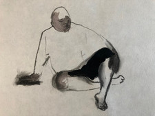 Beau Dessin Nu Aquarelle