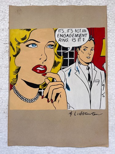 Dessin roy lichtenstein fait - dessin,