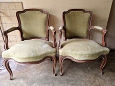 Paire fauteuils cabriolets - paire,