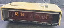 Radio-réveil flip clock Sony