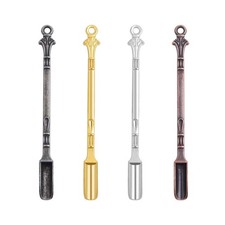 4 Pièces Cuillères à Médicaments en Métal Mini Cuillères à Pelle Mini Cuillèr...