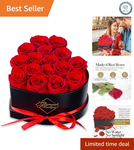 Romantic preserved rose - preserved,
