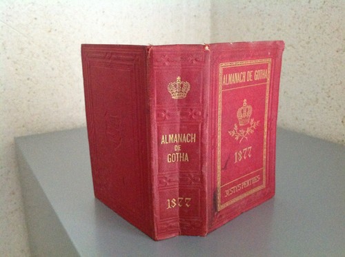 Almanach gotha 1877 - almanach,  