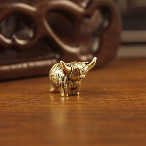 Figurine yak miniature - miniature, vintage