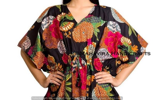 Robe caftan femme longue - , ample