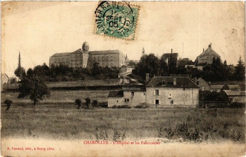 Cpa charolles hopital et - cpa, l'hopital
