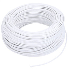 Câble H05VV-F 3x1,5/ 3x2,5/ 4x0,75/ 5x0,75/ 5x1,5 mm2- câble blanc