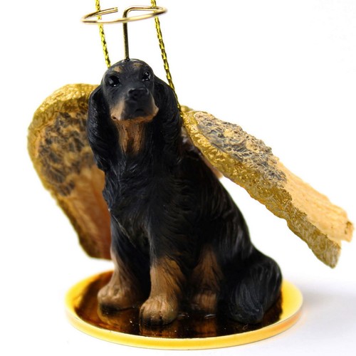 Gordon setter ornament angel - gordon,