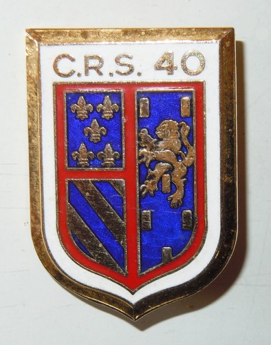 Insigne 40 plombieres - c.r.s.,