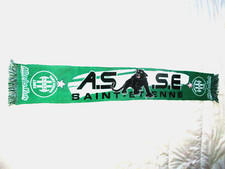 echarpe scarf ancienne ASSE ST-ETIENNE ALLEZ LES VERTS Supporters Panthere