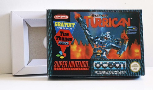 Boîte snes super turrican - –,