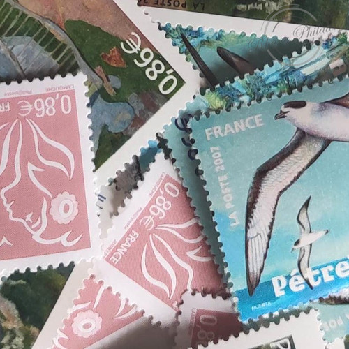 Lot 100 timbres poste 86 - lot,
