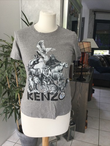 Tee shirt kenzo - taille, gris