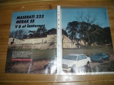 FACE A FACE ...........MASERATI 222 VS MERAK SS....V6 et LANTERNES............