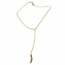 Neuf SCOOTER PARIS Collier À Breloque Metal Doré