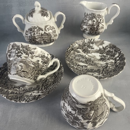 Tasse soucoupe pot lait - +, +