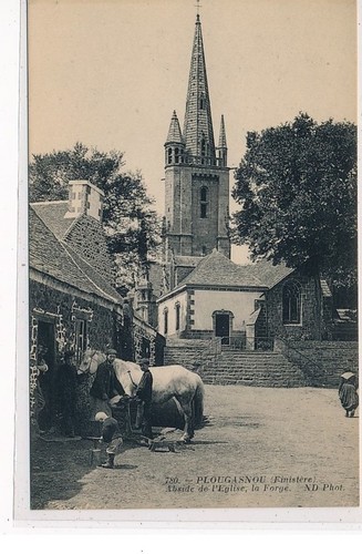 Plougasnou abside de - abside,