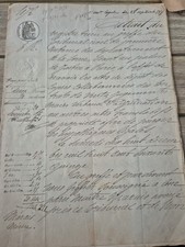 ANCIEN DOCUMENT REGISTRE TENU DU GREFFE DU TRIBUNAL EN 1875