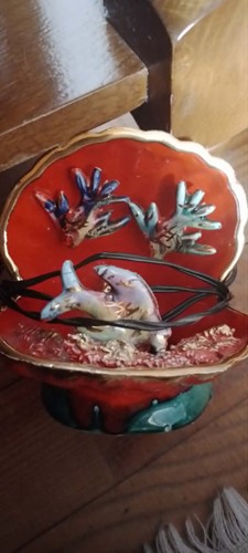Lampe coquillage vallauris - coquillage,