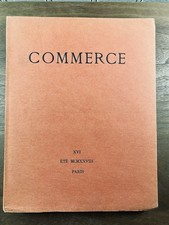 Jean Giono Colline 1928 1ere Édition Revue Commerce Pouchkine Paulhan Powys