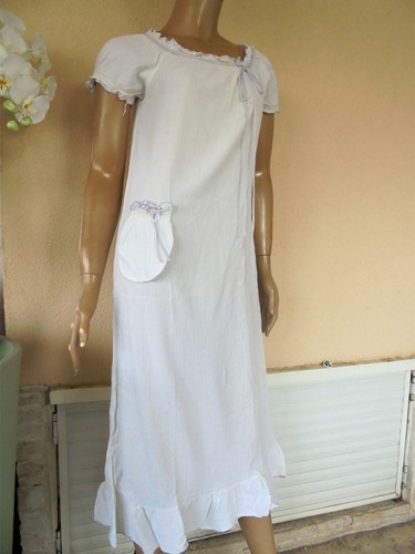 Robe chemise nuit longue - chemise,