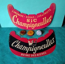 Lot biére Champigneulles Capsules Bouchon Visières