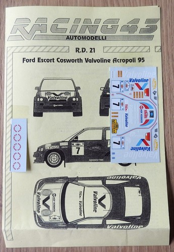 Decal ford escort - decal,