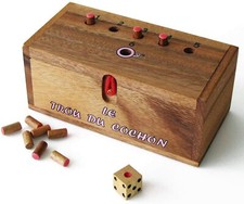 LE TROU DU COCHON ® jeu de société familial de stratégie en bois, 2 à 6 joueurs