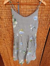 Robe Yumi Rayée Fleurs M/L