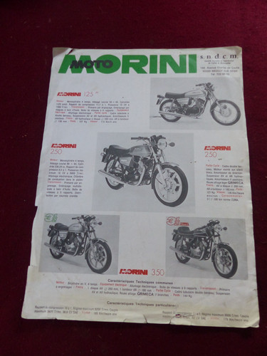 Prospectus catalogue moto - catalogue,