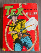 Album TEX WILLER n° 1 n ° 1..2 de 1974 LUG complet BRAK l'homme aux poings .....